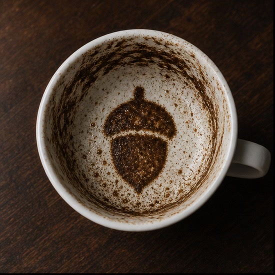 ACORN coffee cup reading