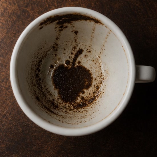 APPLE coffee grounds symbol photo variation 3