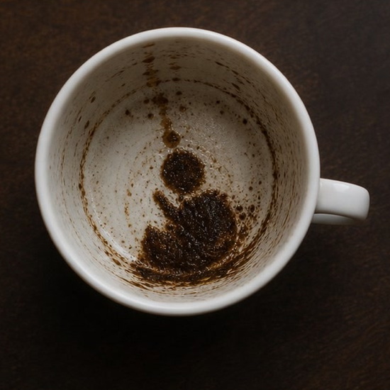 BABY coffee grounds symbol photo variation 3