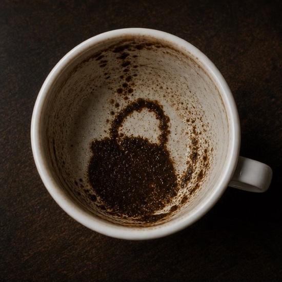 BAG coffee grounds symbol photo variation 1