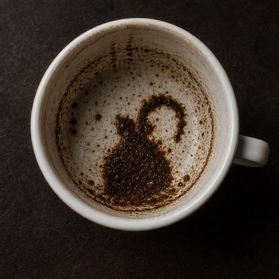 BAG coffee grounds symbol photo variation 3