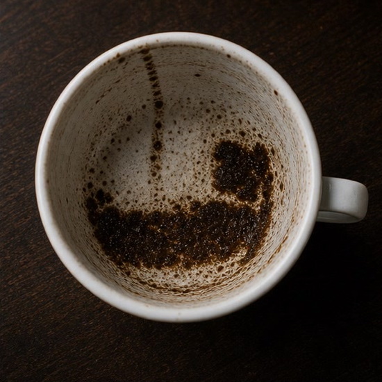 BED coffee grounds symbol photo variation 1