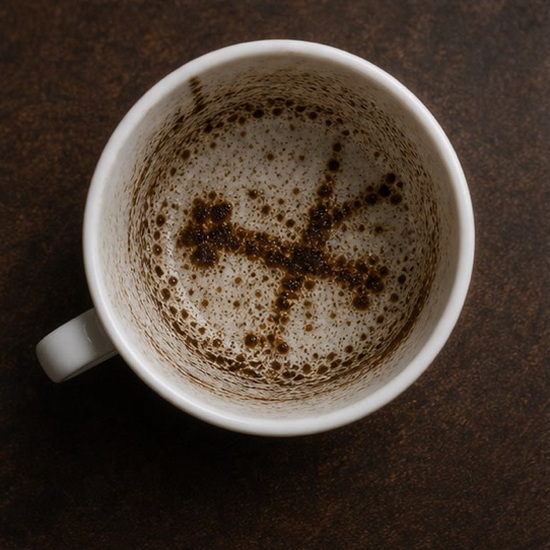BONES coffee grounds symbol photo variation 2