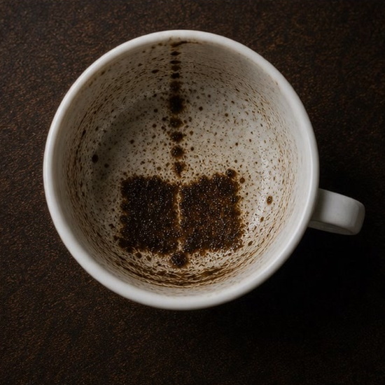 BOOK coffee grounds symbol photo variation 3