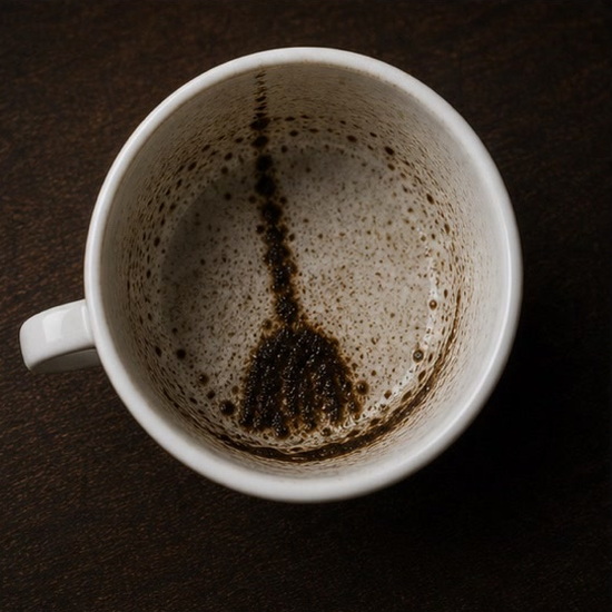 BRUSH coffee grounds symbol photo variation 2
