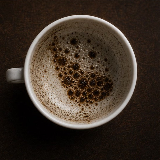 BUBBLES coffee grounds symbol photo variation 2