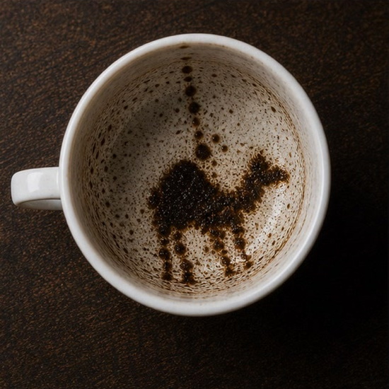 CAMEL coffee grounds symbol photo variation 2
