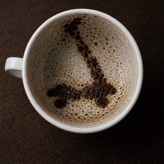 CAR coffee grounds symbol photo variation 2