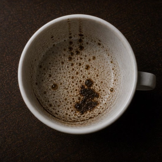 CHILD coffee grounds symbol photo variation 1
