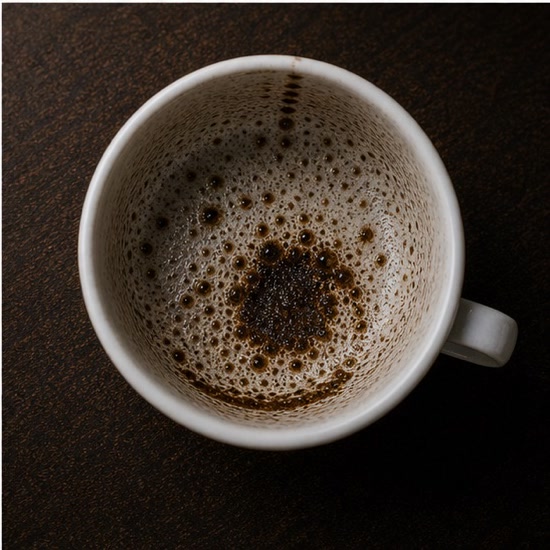 CIRCLE coffee grounds symbol photo variation 3