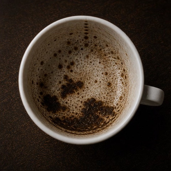CLOUDS coffee grounds symbol photo variation 1
