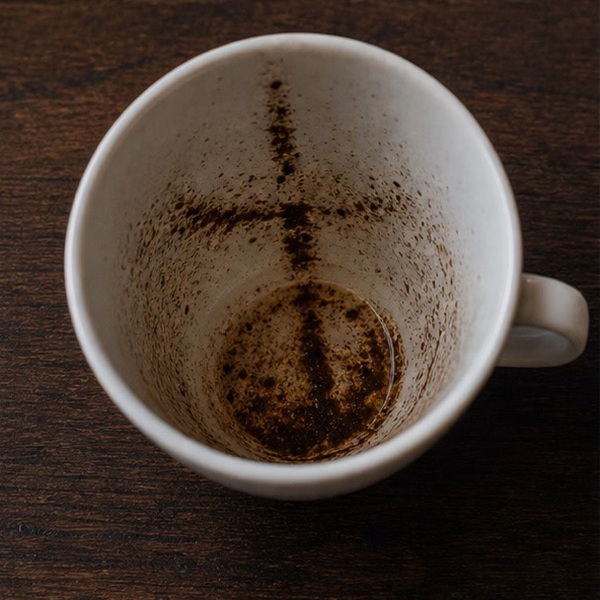CROSS coffee grounds symbol photo variation 2