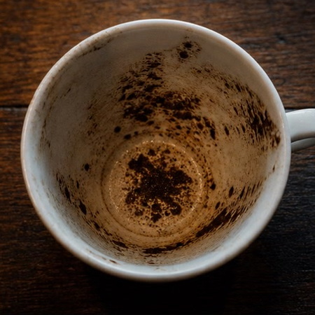 DAISY coffee grounds symbol photo variation 1