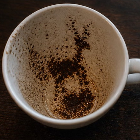 DEER coffee grounds symbol photo variation 2