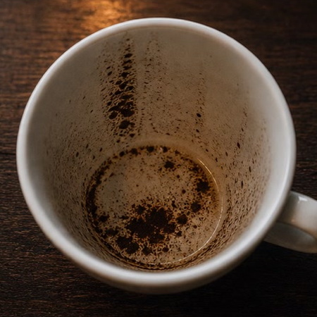 DISH coffee grounds symbol photo variation 3