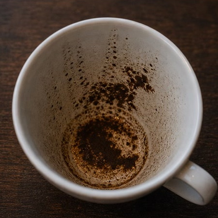 DOG coffee grounds symbol photo variation 3