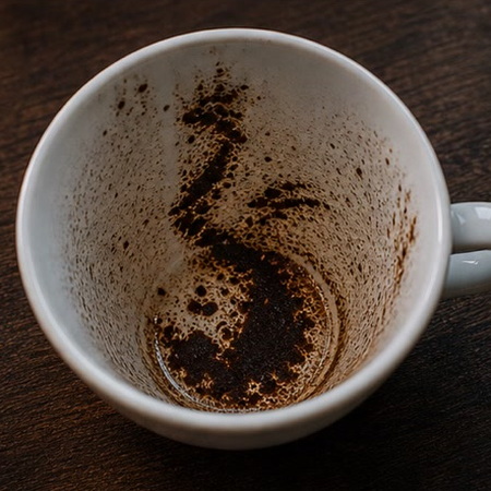 DRAGON coffee grounds symbol photo variation 3