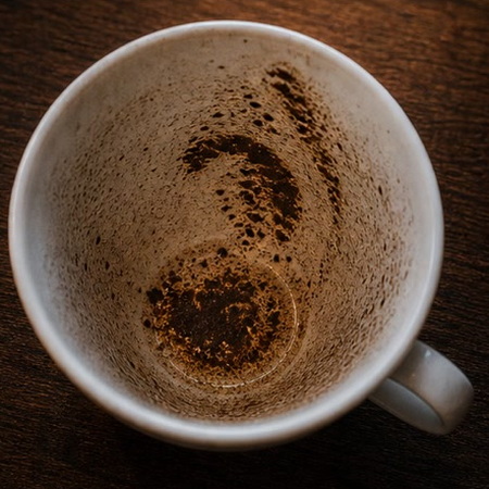 EAR coffee grounds symbol photo variation 3