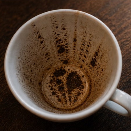 FAN coffee grounds symbol photo variation 3