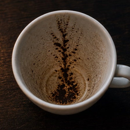 FEATHER coffee grounds symbol photo variation 1