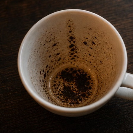 FINGER coffee grounds symbol photo variation 1
