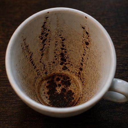 FIRE coffee grounds symbol photo variation 3