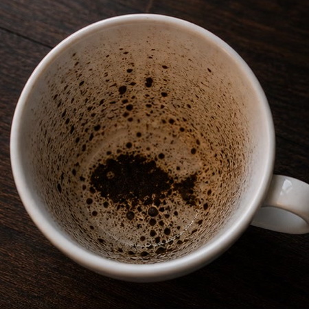 FISH coffee grounds symbol photo variation 1