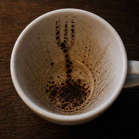 FORK coffee grounds symbol photo variation 1