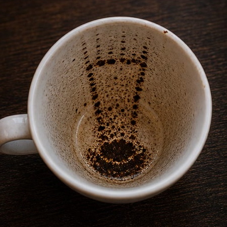 GLASS coffee grounds symbol photo variation 2