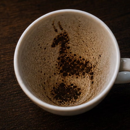 GOAT coffee grounds symbol photo variation 1