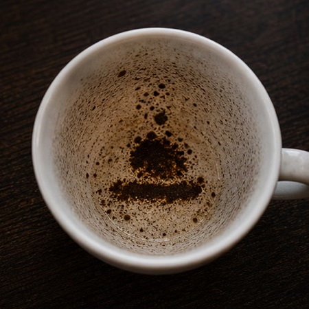 HAT coffee grounds symbol photo variation 1