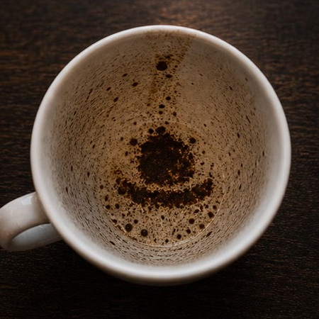 HAT coffee grounds symbol photo variation 2