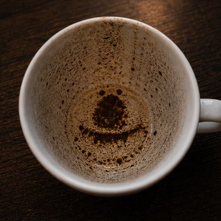 HAT coffee grounds symbol photo variation 3