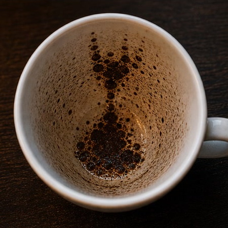 HOURGLASS coffee grounds symbol photo variation 3