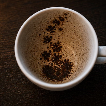 IVY coffee grounds symbol photo variation 1