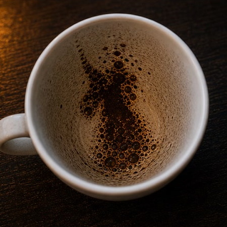 LION coffee grounds symbol photo variation 2