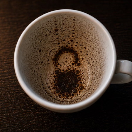 LOCK coffee grounds symbol photo variation 1