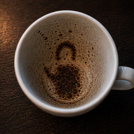 LOCK coffee grounds symbol photo variation 3