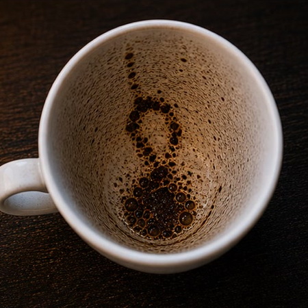 LOOP coffee grounds symbol photo variation 2