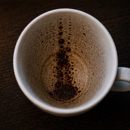 MAN coffee grounds symbol photo variation 3