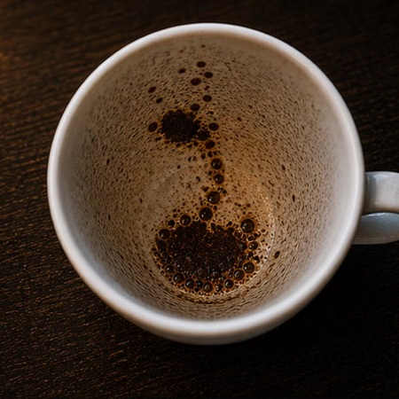 MOUSE coffee grounds symbol photo variation 1