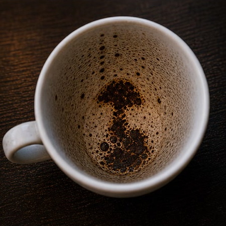 MUSHROOM coffee grounds symbol photo variation 2