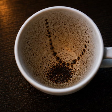 NECKLACE coffee grounds symbol photo variation 1