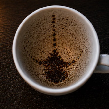 NECKLACE coffee grounds symbol photo variation 3