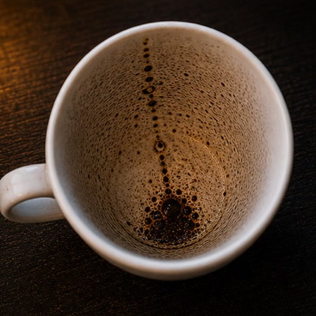 NEEDLE coffee grounds symbol photo variation 2