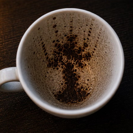 OAK coffee grounds symbol photo variation 2
