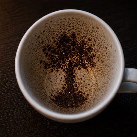 OAK coffee grounds symbol photo variation 3