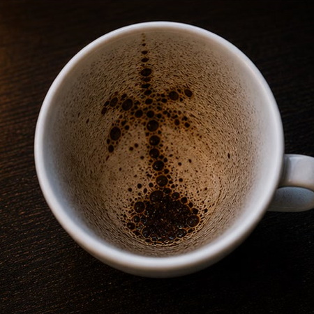 PALM TREE coffee grounds symbol photo variation 3