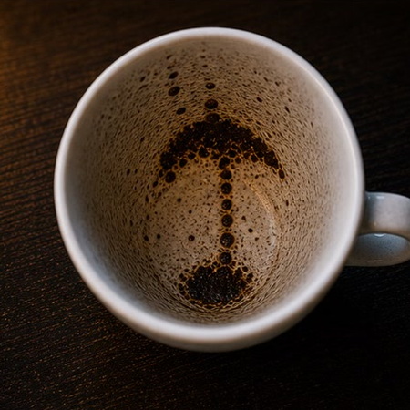 PARASOL coffee grounds symbol photo variation 3
