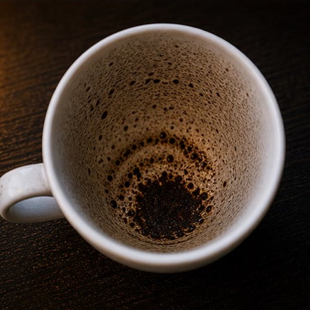 RAINBOW coffee grounds symbol photo variation 2